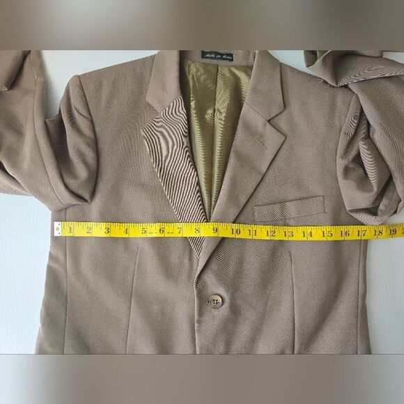 Britches by Samtex Blazer Tan Sz 16 - Picture 7 of 7